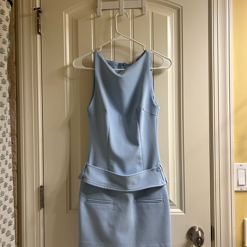 Zara Light Blue Mini Dress